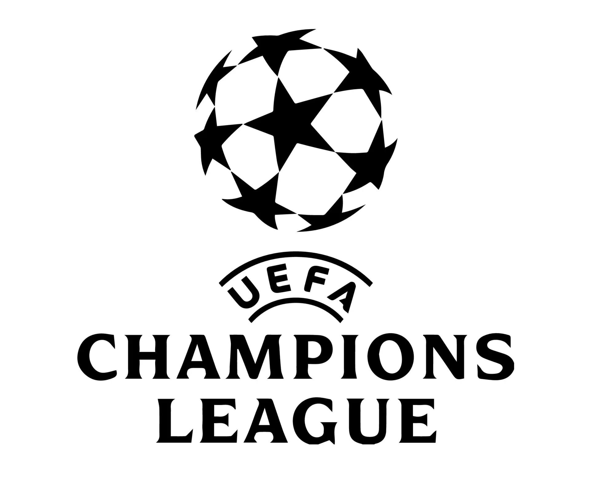 vecteezy champions league logo symbol black design football vector 10994246