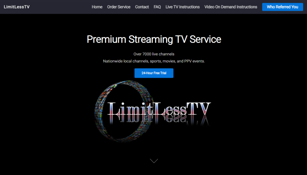 LimitLess TV Premium Streaming Service